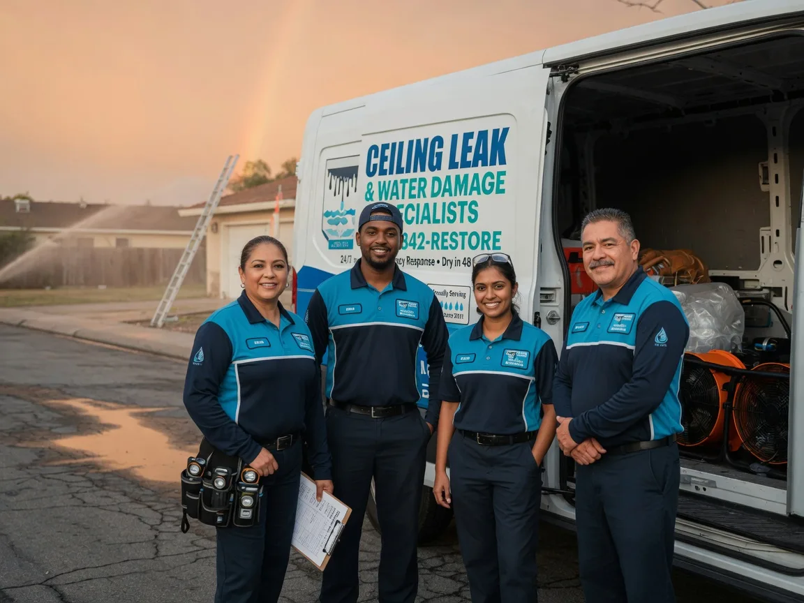 Ceiling Leak Cleanup company in Pierron, IL