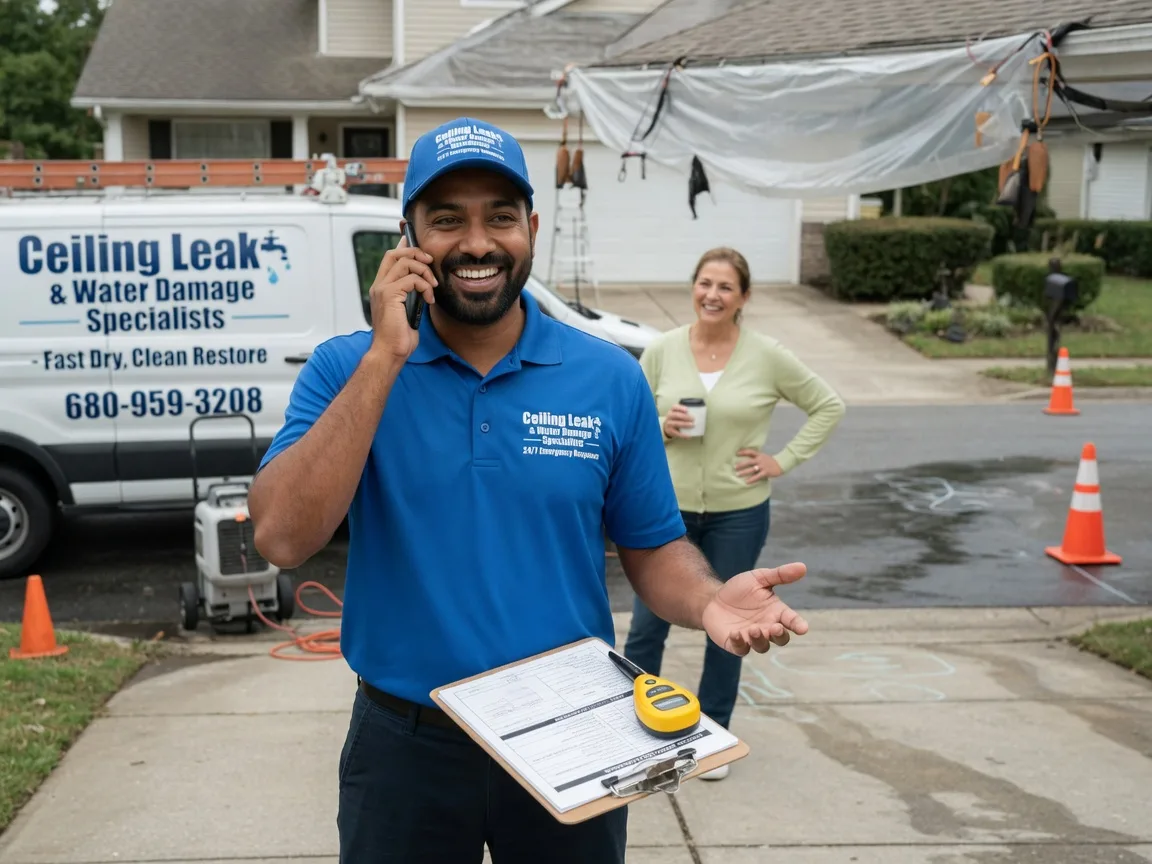 Ceiling Leak Cleanup Pierron, IL FAQs